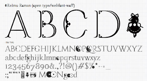 20150111 toho font project03